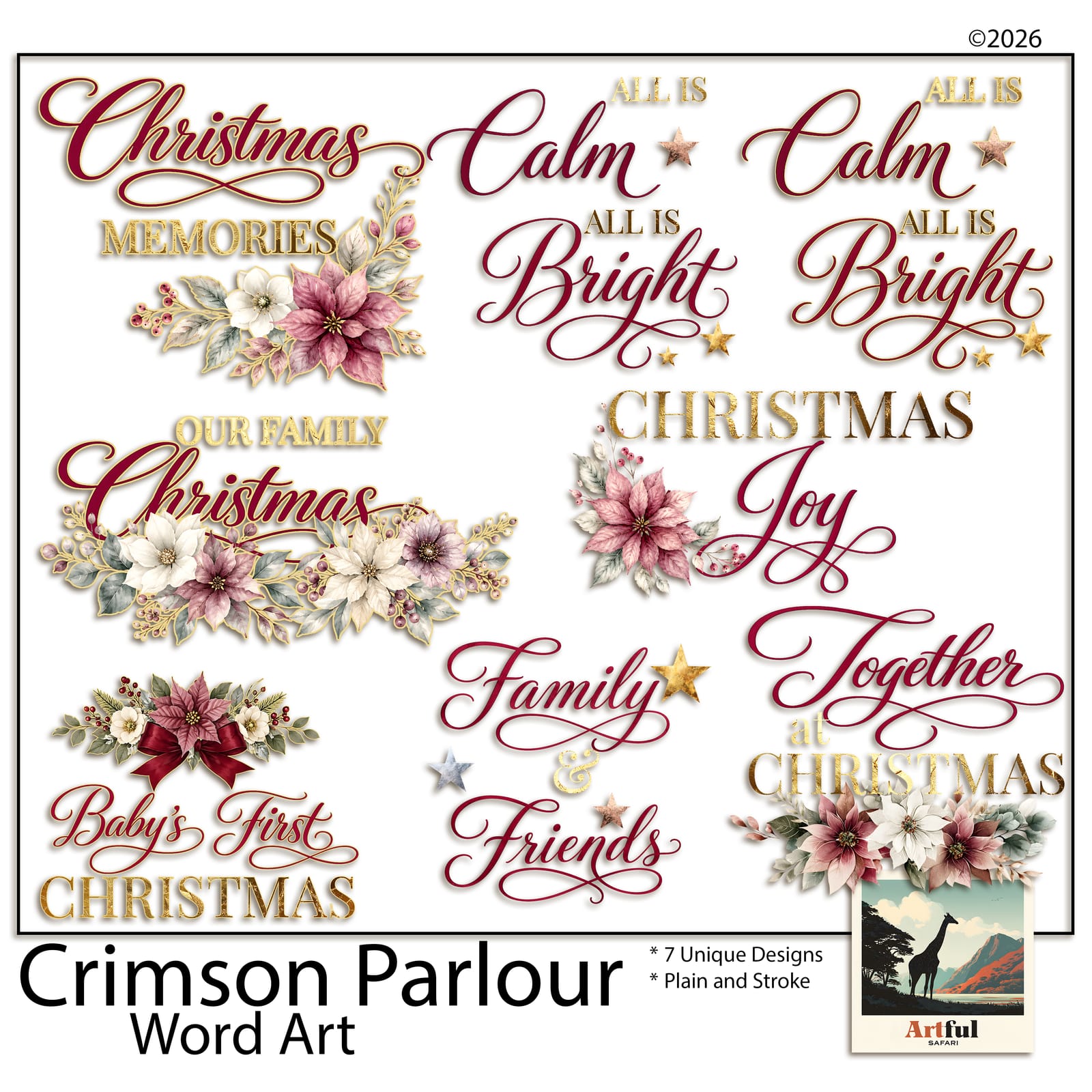 Crimson Parlour Word Art