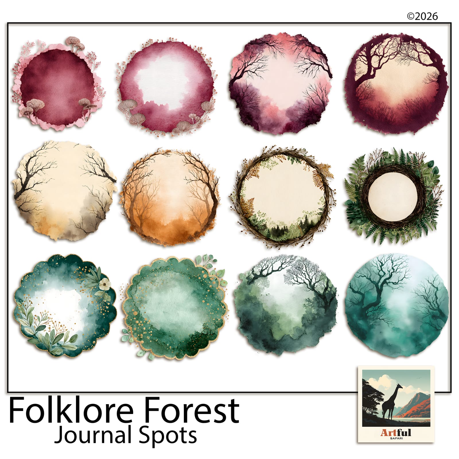 Folklore Forest Journal Spots