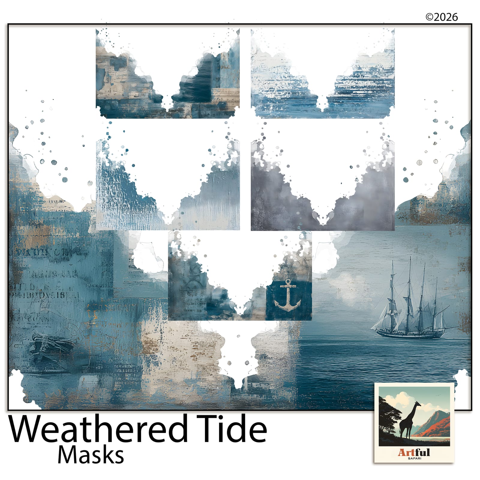 Weathered Tide Masks