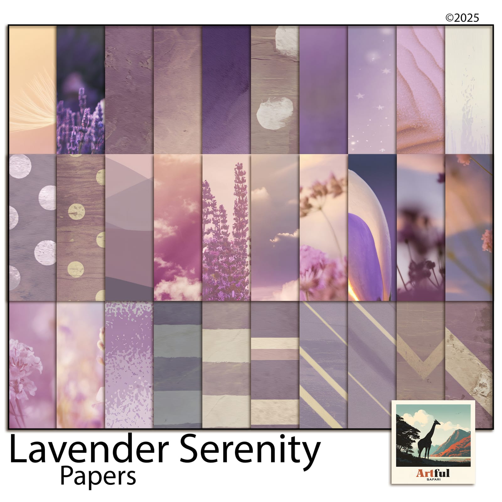 Lavender Serenity Paper