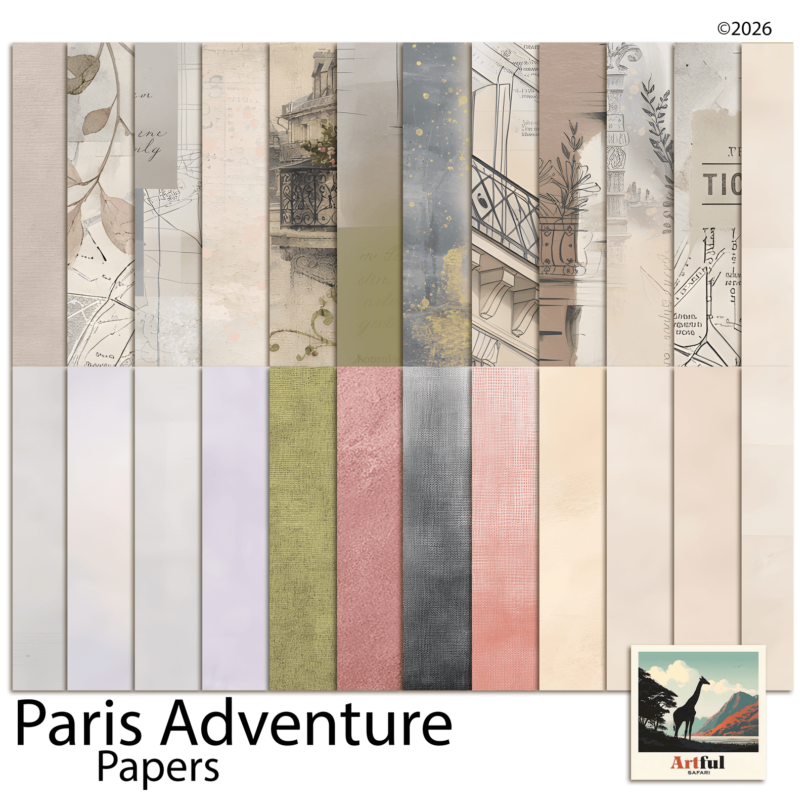 Paris Adventure Papers