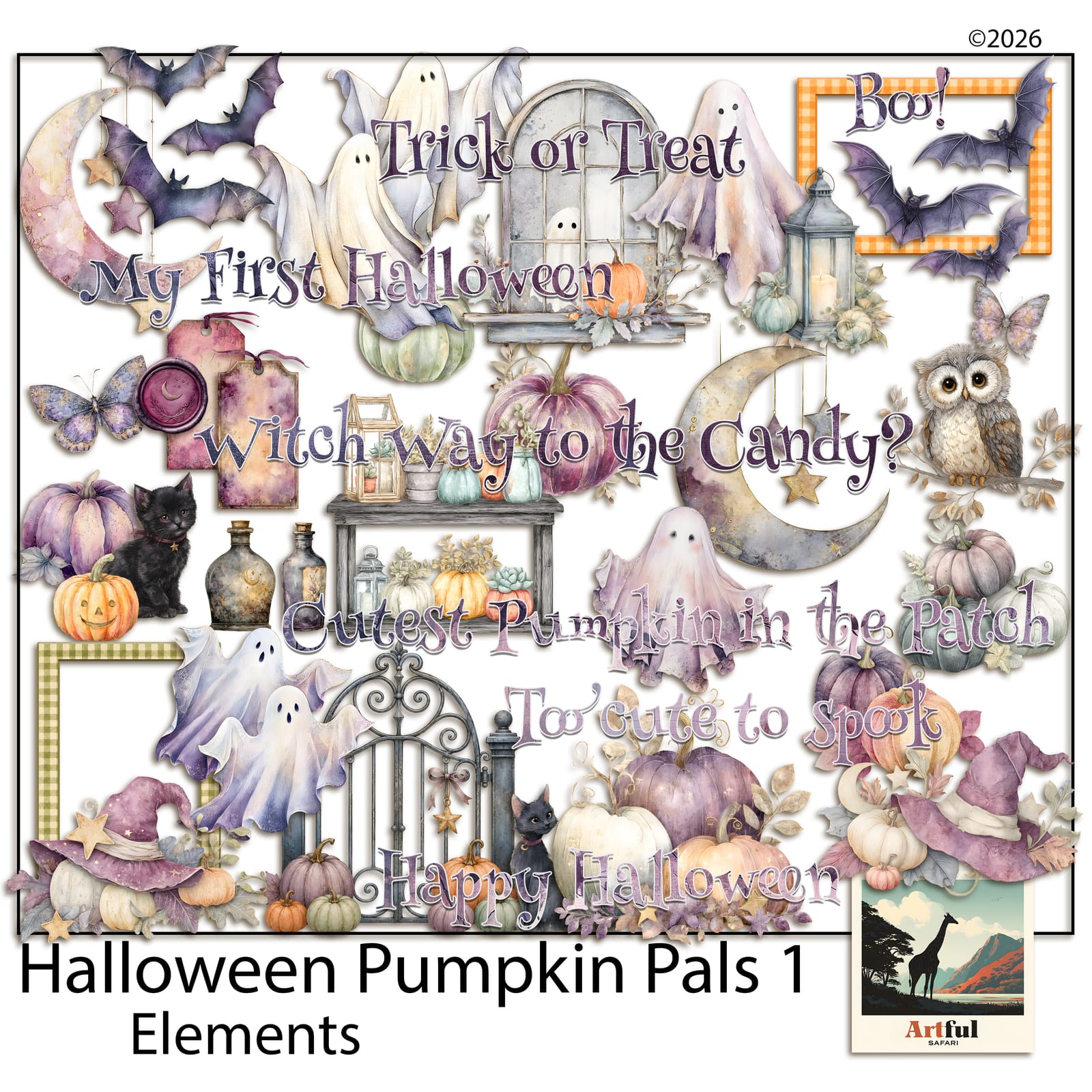 Halloween Pumpkin Pals Elements