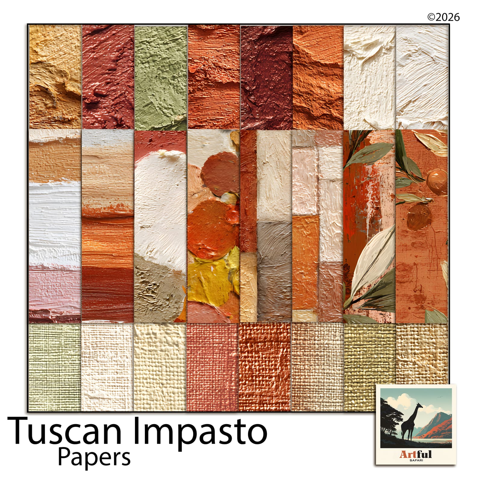 Tuscan Impasto Papers