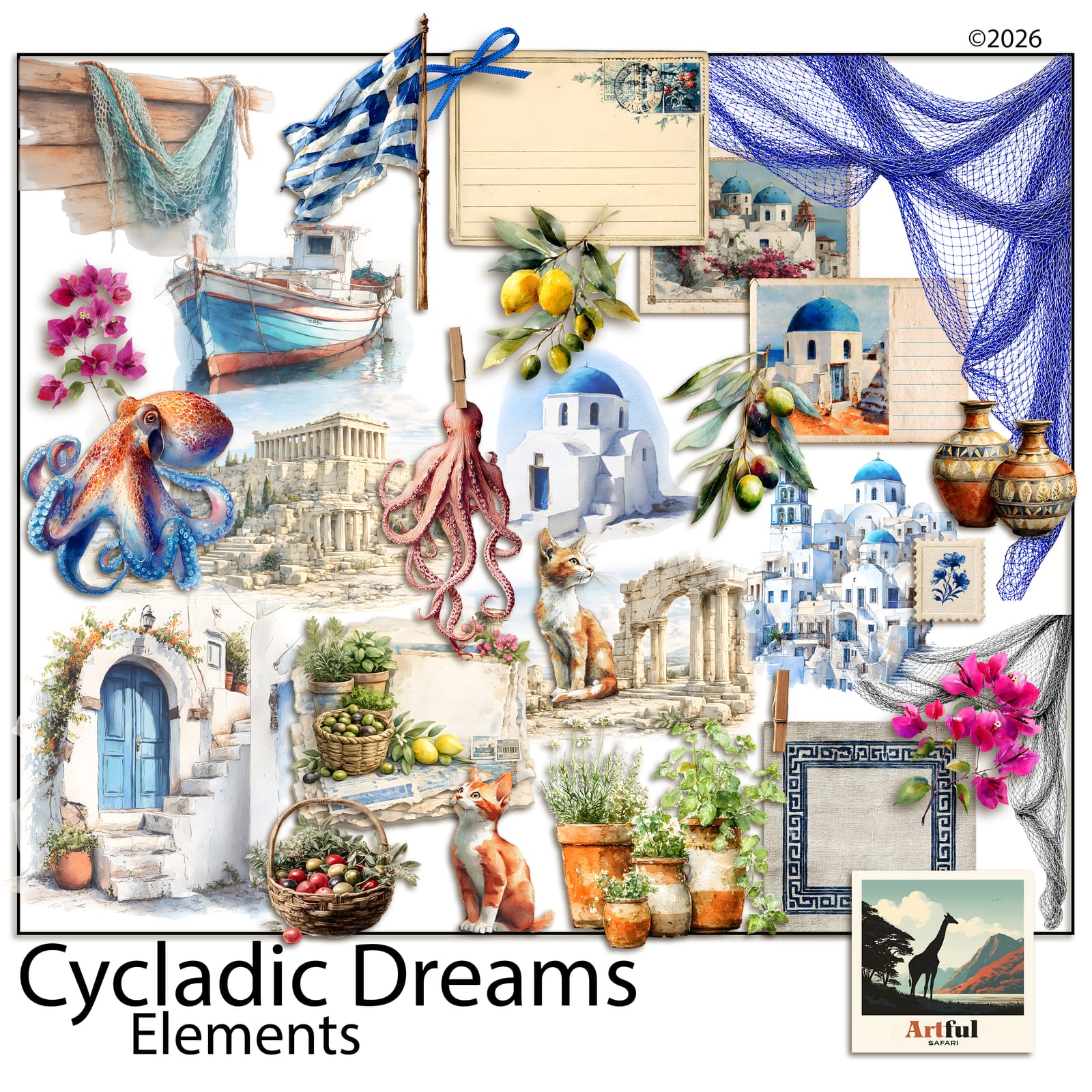 Cycladic Dreams Elements