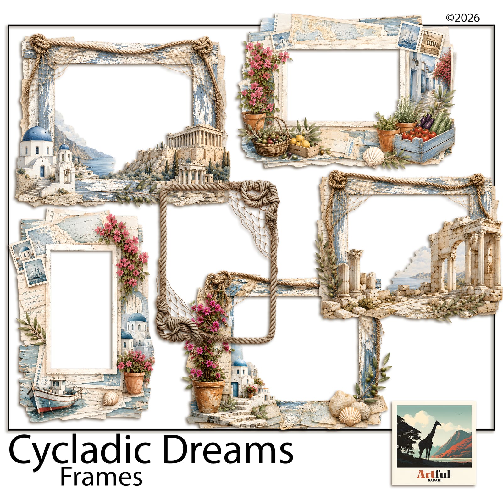 Cycladic Dreams Frames