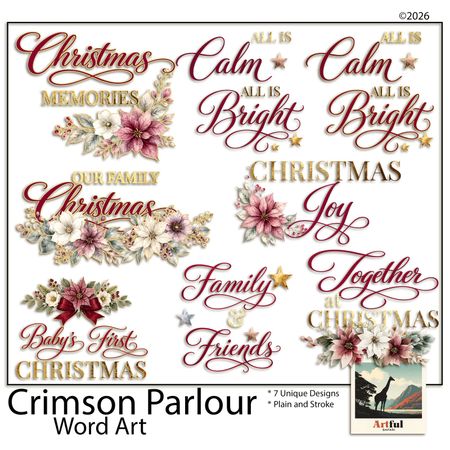 Crimson Parlour Word Art