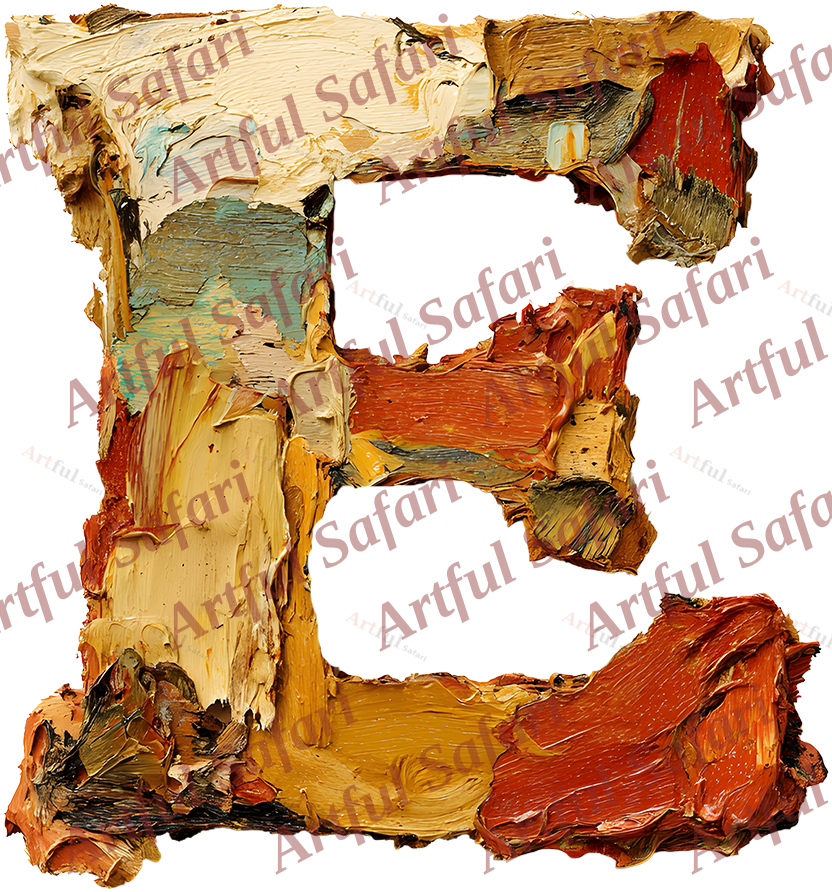 Tuscan Impasto Alphabet preview