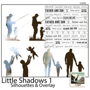 Little Shadows 1 Silhouettes & Overlay