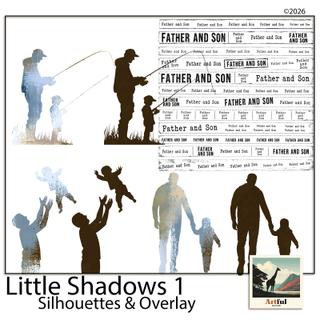 Little Shadows 1 Silhouettes & Overlay preview