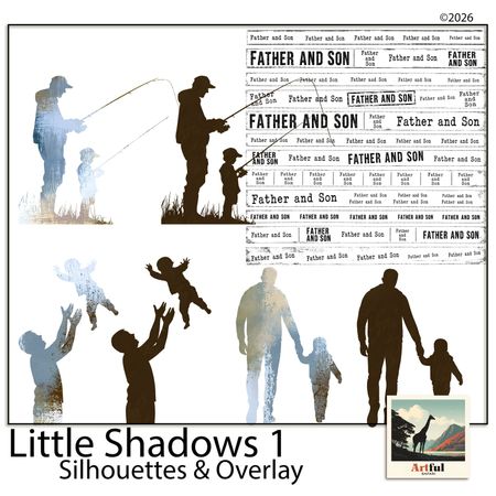 Little Shadows 1 Silhouettes & Overlay