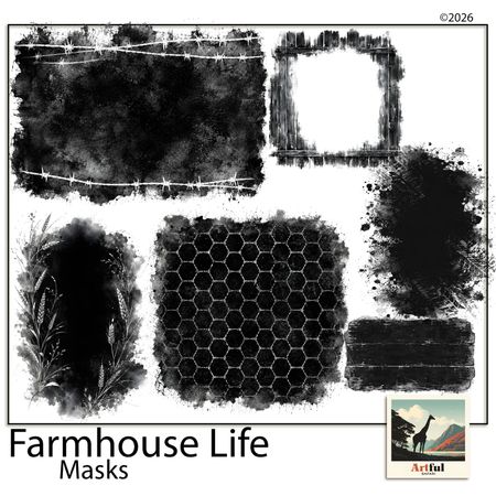 Farmhouse Life Masks