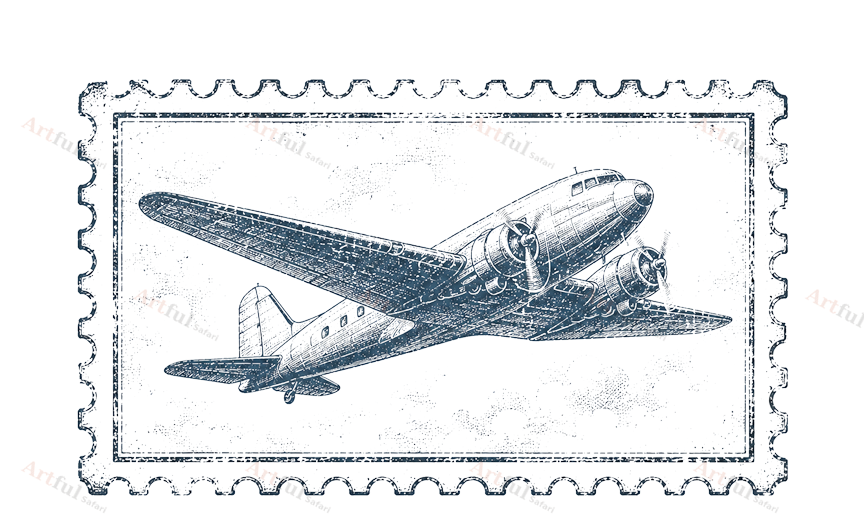 Urban Travel Vintage Stamps preview