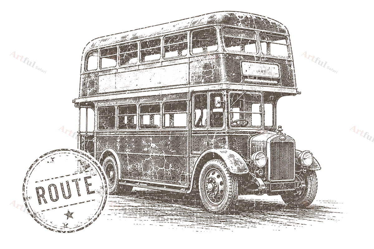 Urban Travel Vintage Stamps preview
