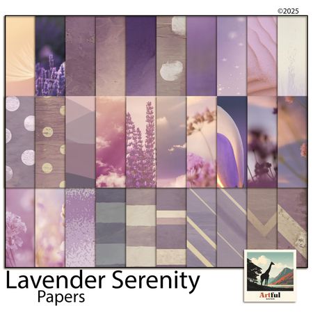 Lavender Serenity Paper