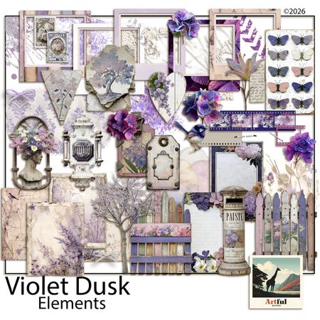 Violet Dusk Elements