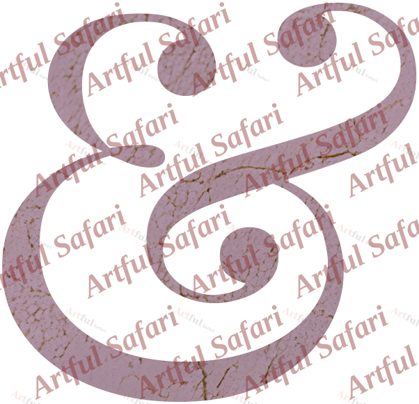 Violet Dusk Alphabet preview