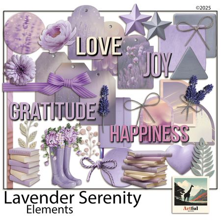 Lavender Serenity Elements