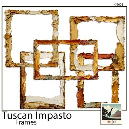 Tuscan Impasto Frames