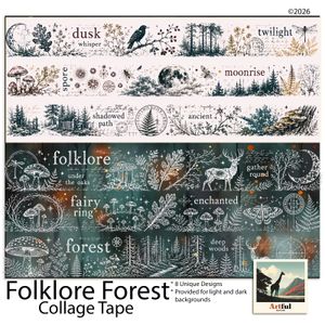 Folklore Forest Collage Tape