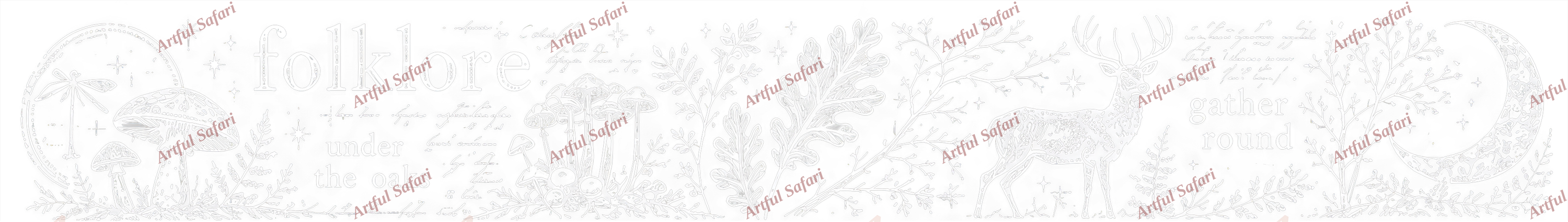Folklore Forest Collage Tape preview