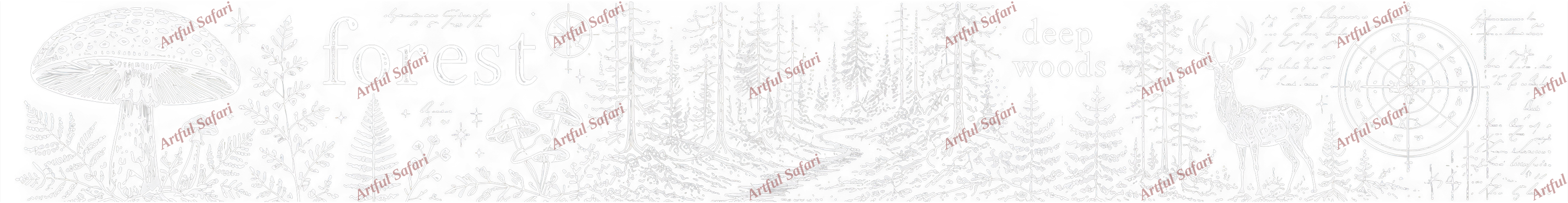 Folklore Forest Collage Tape preview