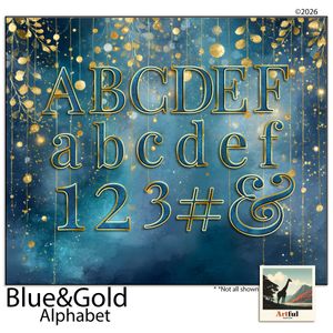 Enchanted Hours - Blue&Gold Alpha