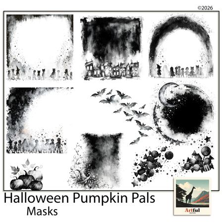 Halloween Pumpkin Pals Masks